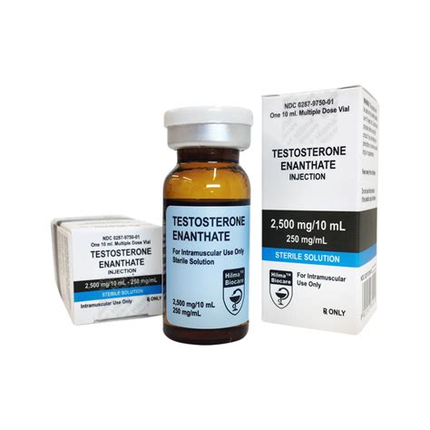 enantato de testosterona 1 ml por semana